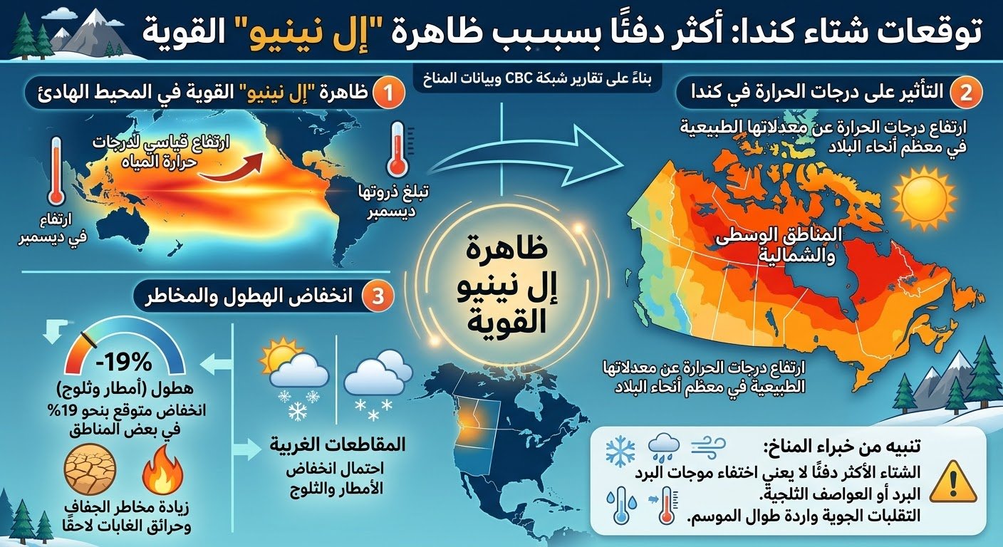 كندا على موعد مع شتاء دافئ بسبب "إلنينو" !